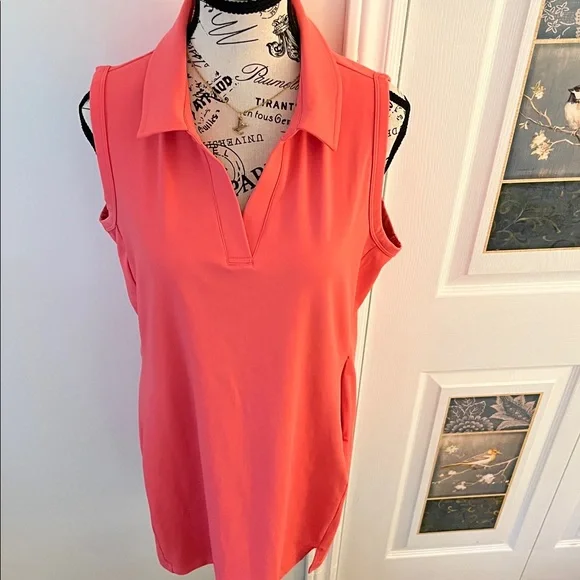 💗Sleeveless Coral Dress 🇨🇦 designed in Canada - Picture 9 of 12